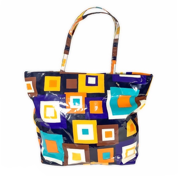 🎉2xHP🎉♠️KATE SPADE Geometric Pattern Large Bag - Picture 4 of 8